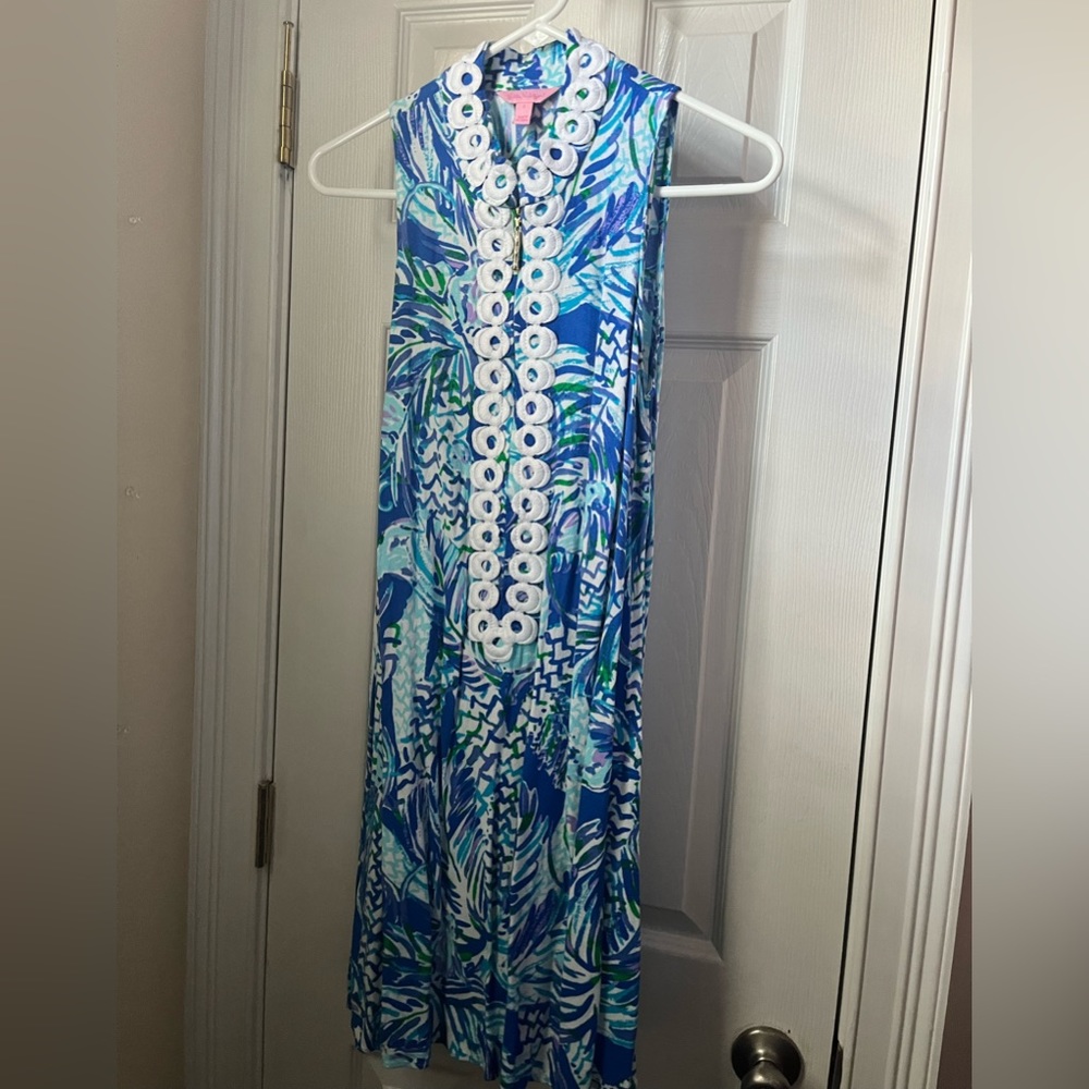 Lilly Pulitzer Size 0 Jane Shift Dress in Resort Canopy Chaos. Great Condition